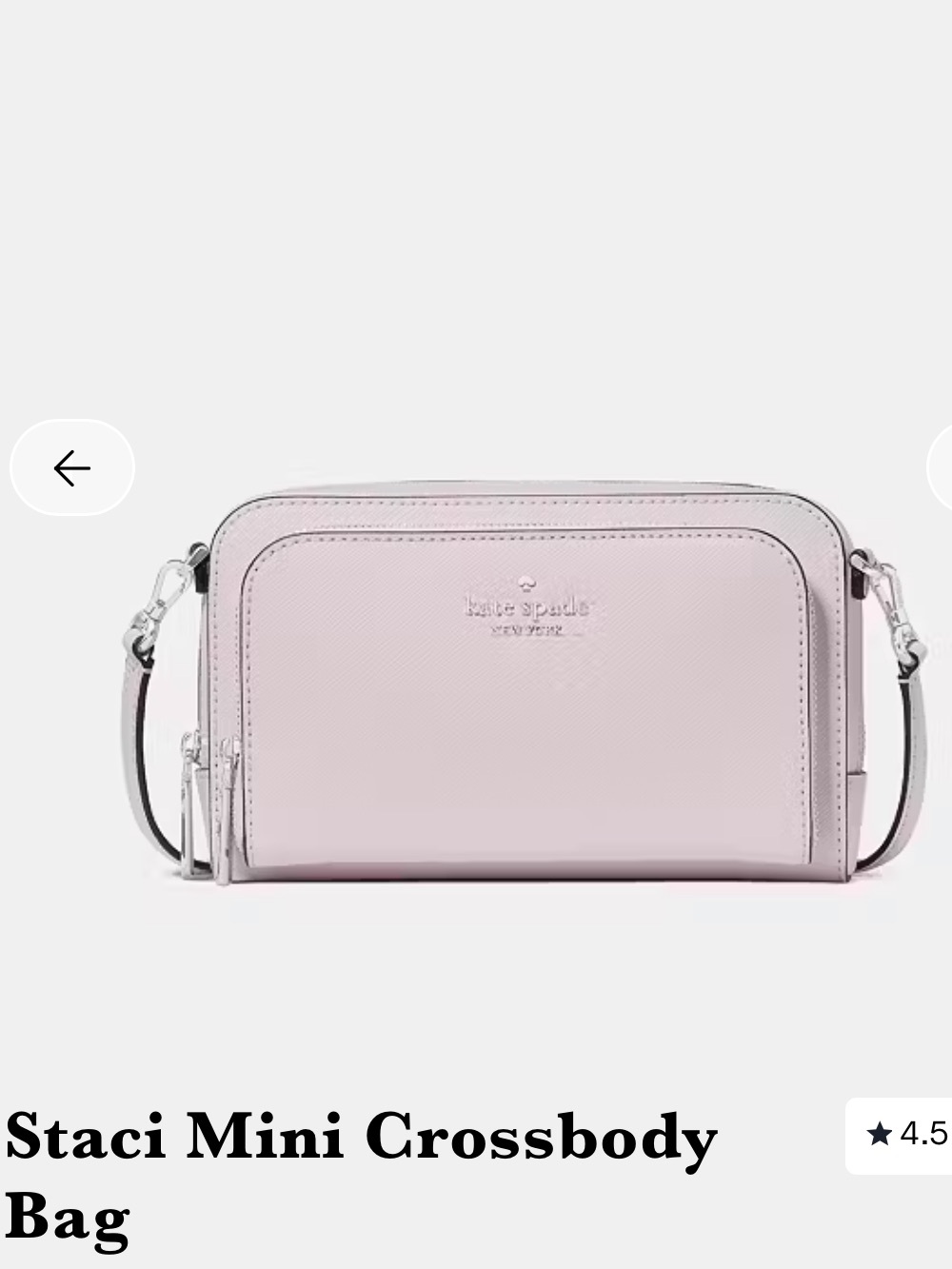 kate spade Lilac Moonlight Staci Mini Crossbody NWT